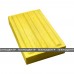 Плитка тактильная из высокопрочного бетона с продольным расположением рифов, цвет жёлтый, размер 180 x 300мм