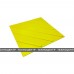 Плитка тактильная ПВХ, диагональное расположение рифов, жёлтая, размер 300x300x4 мм